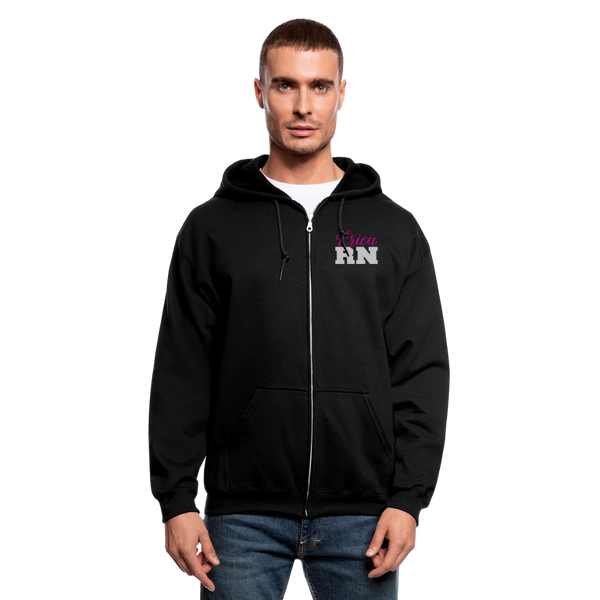 3816211400 Nurse Flag Men's Zip Hoodie    CK1934 - black