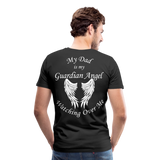 Dad Guardian Angel Men's Premium T-Shirt (CK3549) - black