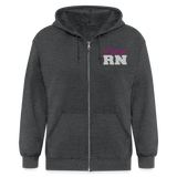3816211400 Nurse Flag Men's Zip Hoodie    CK1934 - deep heather