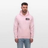 My Favorite Firefighter Calls Me Mom Men's Hoodie  - CK3702 - Front And bACK - pale pink
