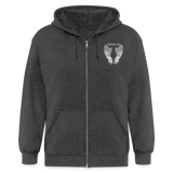 3648488624 Men's Zip Hoodie - deep heather