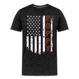 American Poppy Men's Premium T-Shirt (CK1866) - charcoal grey