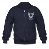 3735749109 Daughter Gildan Heavy Blend Adult Zip Hoodie (CK3610) - navy