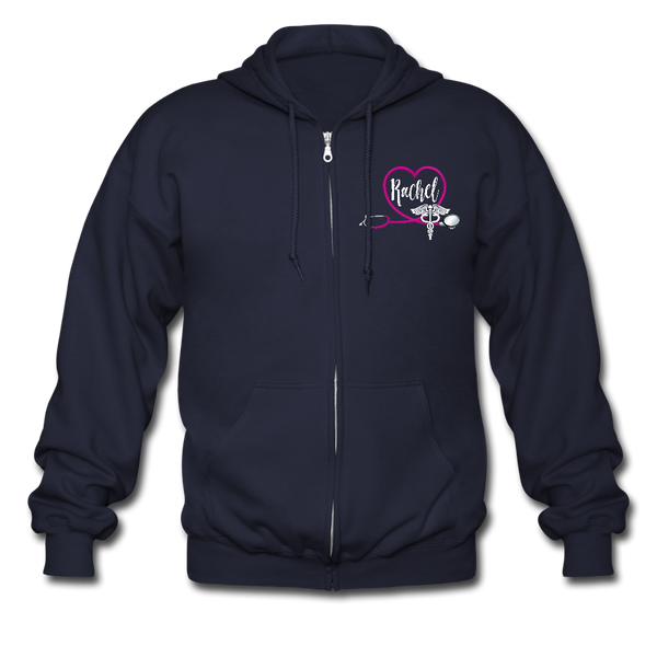 3672728621 Men's Zip Hoodie - navy