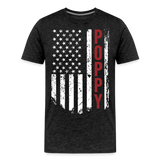 American Poppy Men's Premium T-Shirt (CK1866) - charcoal grey