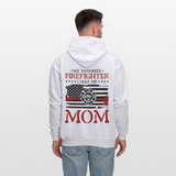 My Favorite Firefighter Calls Me Mom Men's Hoodie  - CK3702 - Front And bACK - white