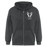 3735749109 Daughter Gildan Heavy Blend Adult Zip Hoodie (CK3610) - deep heather