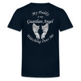 Daddy Guardian Angel Kids' Premium T-Shirt (CK1380) - deep navy