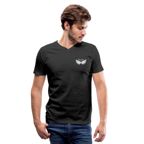 3303010614 SON AMAZING ANGEL Men's V-Neck T-Shirt - black
