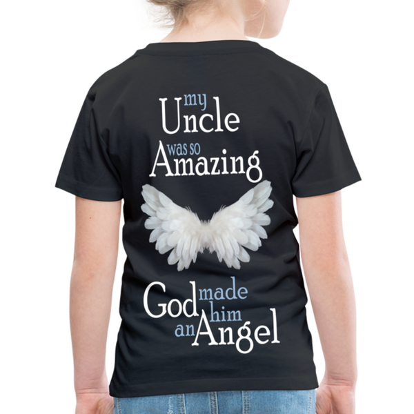 Uncle Amazing Uncle Toddler Premium T-Shirt CK3544 - black