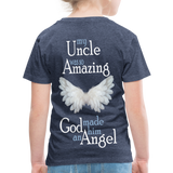 Uncle Amazing Uncle Toddler Premium T-Shirt CK3544 - heather blue