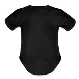 Uncle Amazing Angle Organic Short Sleeve Baby Bodysuit - black