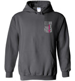 Nurse Flag Pullover Hoodie - Front and Back Print Flag Only