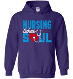 Nursing Takes Soul Pullover Hoodie