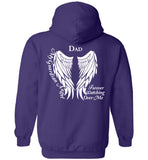 Dad Guardian Angel Hoodie - Dad Memorial Hoodie