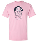 Astronaut Rebel - Pop Culture, Hipster Novelty T Shirt Space Tee With Moon And Sky