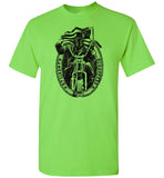 American Chopper Shirt - Badass Biker With American Flag Tshirt