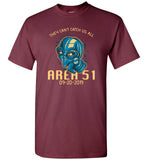Area 51 They Can't Catch Us All Unisex Tee (CK1260)
