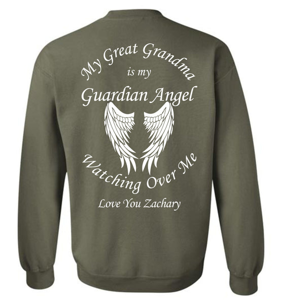 Love Zachary Great Grandma Sweatshirt
