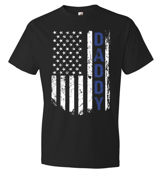 American Flag Daddy - Police Dad T-Shirt For Father's Day - (CK1087)