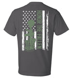 American Flag Honor The Fallen T-Shirt - (CK1283)
