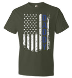 American Flag Daddy - Police Dad T-Shirt For Father's Day - (CK1087)