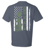American Flag Honor The Fallen T-Shirt - (CK1283)