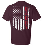 American Daddy Firefighter T-Shirt (CK1085 Back Print)