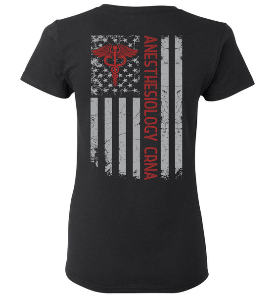 Anesthesiology CRNA Ladies T-Shirt