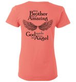 Amazing Brother Sister of An Angel Ladies T-Shirt