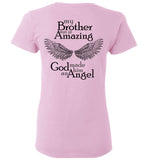 Amazing Brother Sister of An Angel Ladies T-Shirt