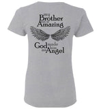 Amazing Brother Sister of An Angel Ladies T-Shirt