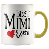 Best Mimi Ever 11 oz Accent Coffee Mug