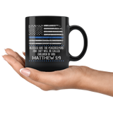 Matthew 5:9 Blessed Are The Peacekeepers - 11 oz Black Coffee Mug
