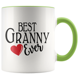 Best Granny Ever 11 oz Accent Coffee Mug