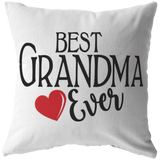 Best Grandma Ever Throw Pillow
