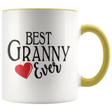 Best Granny Ever 11 oz Accent Coffee Mug