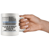 Matthew 5:9 Blessed Are The Peacekeepers - 11 oz Coffee Mug