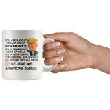 FUNNY TRUMP MUG FOR GRANDMA 11 OZ WHITE COFFEE MUG