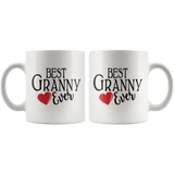 Best Granny Ever 11 oz White Coffee Mug