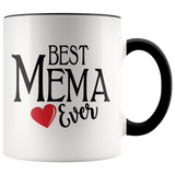 Best Mema Ever 11 oz Accent Coffee Mug 