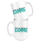 Love is being a Gammie 15 oz Coffee Mug - Gift for Gammie