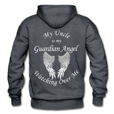 Uncle Guardian Angel Gildan Heavy Blend Adult Hoodie (CK - charcoal gray