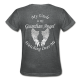 Uncle Guardian Angel Gildan Ultra Cotton Ladies T-Shirt (CK1372) - deep heather
