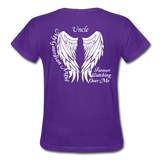 Uncle Guardian Angel Gildan Ultra Cotton Ladies T-Shirt (CK1383) - purple