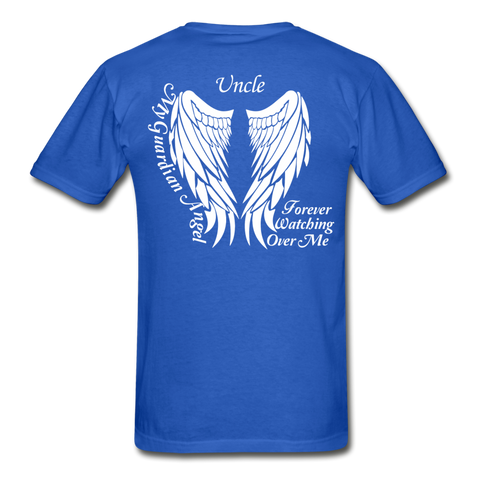 Uncle Guardian Angel Gildan Ultra Cotton Adult T-Shirt (CK1383) - royal blue