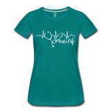 #Nurselife Women’s Premium T-Shirt (CK1396) - teal