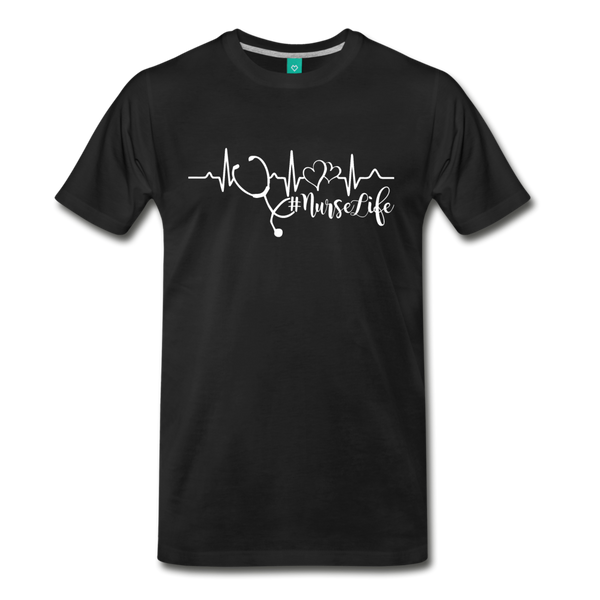 #Nurselife Men's Premium T-Shirt (CK1396) - black