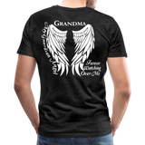 Mom Guardian Angel Men's Premium T-Shirt (Ck1416) - charcoal gray