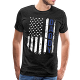 American Daddy Flag Men's Premium T-Shirt (CK1087) - charcoal gray
